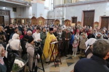 Молебен у Ковчега с частицей пояса Пресвятой Богородицы 12 октября 2025 г. Молебен у Ковчега с частицей пояса Пресвятой Богородицы 12 октября 2025 г.